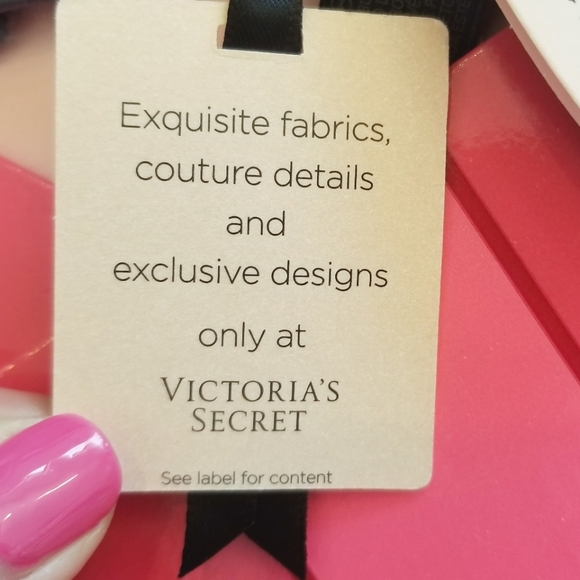 Victoria's Secret Vintage Designer Collection Black Label Rhinestone Crystal Bra - Picture 7 of 15